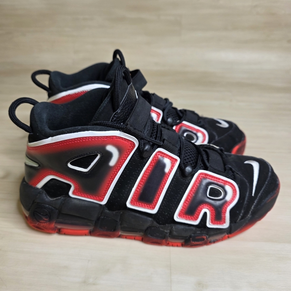 Nike Air More Uptempo 96 Laser Crimson‎ Red Black CJ6129-001 Size 10
